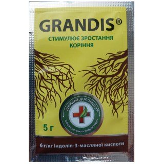 Стимулятор росту коріння (укорінювач), Grandis [5г.]